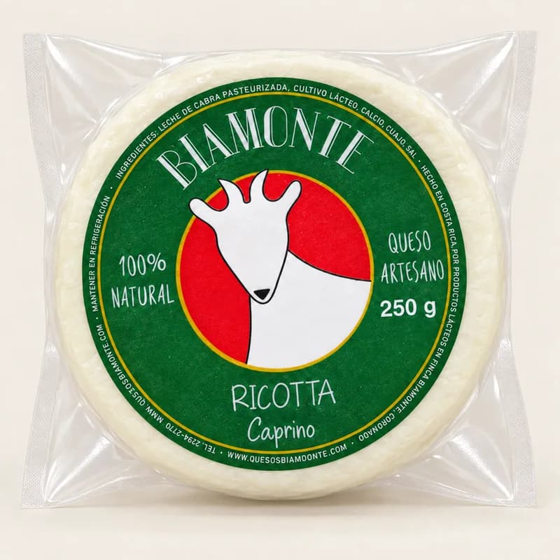 Queso ricotta caprino — Biamonte
