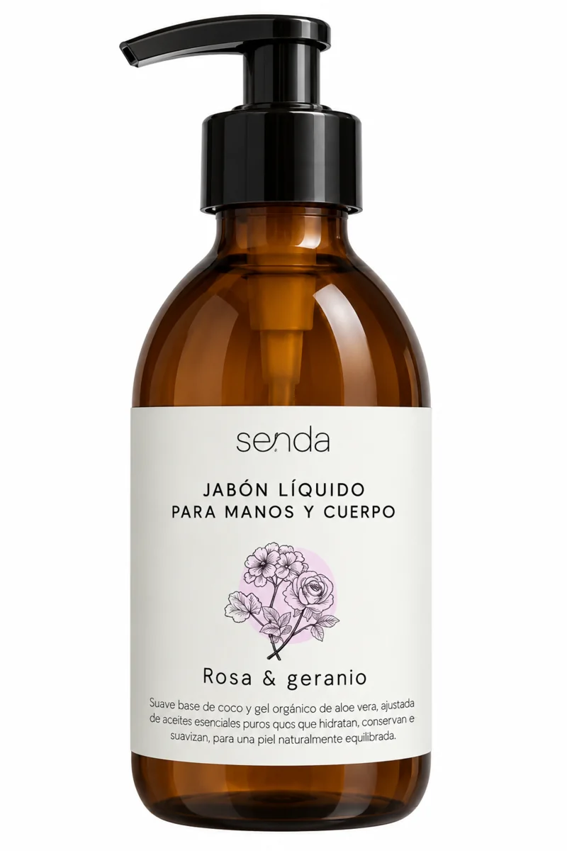 Jabón líquido de manos y cuerpo — Senda